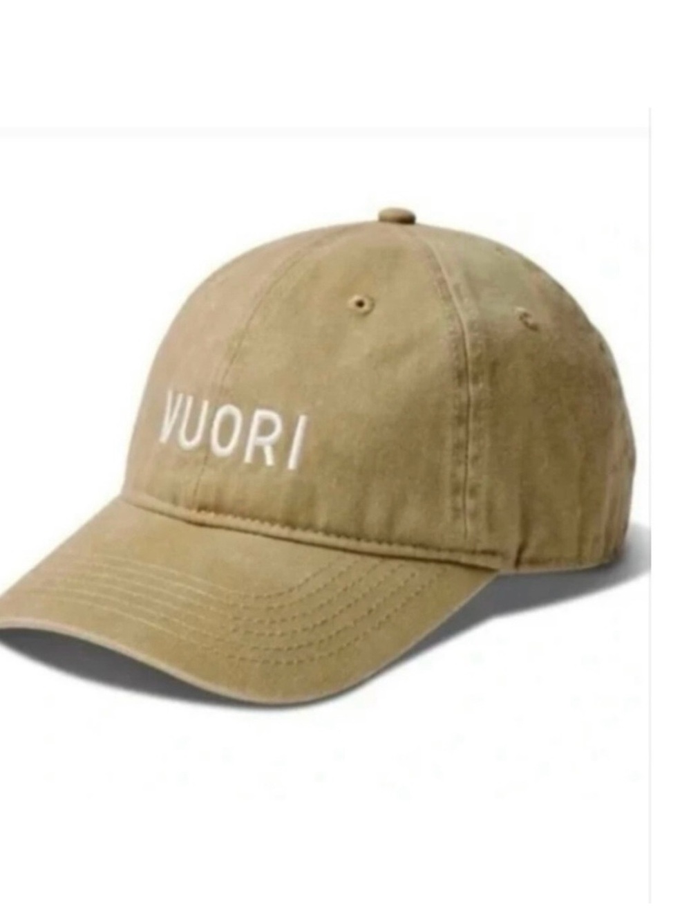Vuori Embroidered Logo Baseball Cap in Khaki-Tan [New w/ Tags] $12 OBO